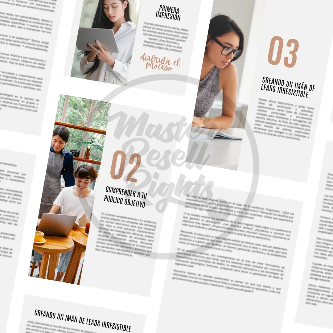 Dominando la creación de listas de correo eBook con MRR y PLR