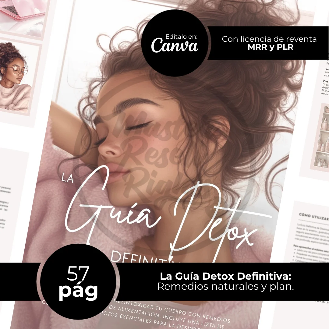 La Guía Detox Definitiva eBook con MRR y PLR